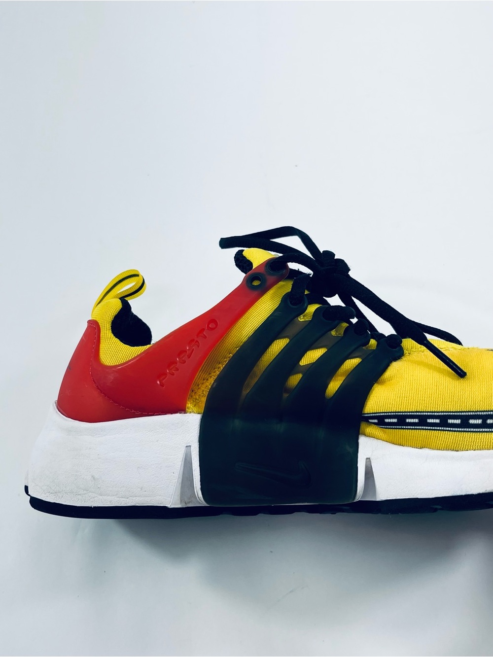 Nike Air Presto Road Race CT3550-700 Yellow Red Black Men’s :9Athletic Sneakers - Picture 9 of 16